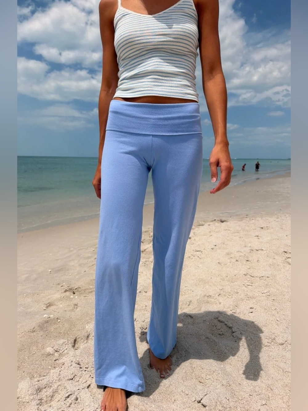 Brandy melville light blue Priscilla pants